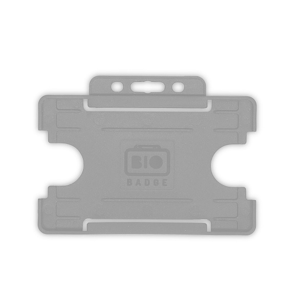 Bilde av Gray bio badge Cardholder/carrying face open plastic (horizontal/landscape). 60270460 (DE,SE,NO,FI,RO,PL)